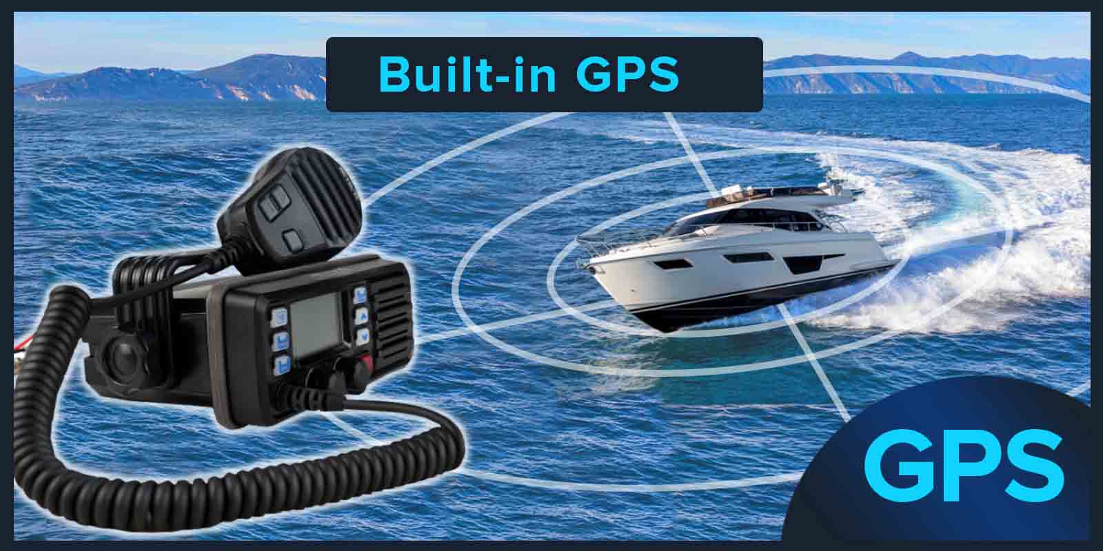 RM20 25W Fixed Mount Marine VHF Radio