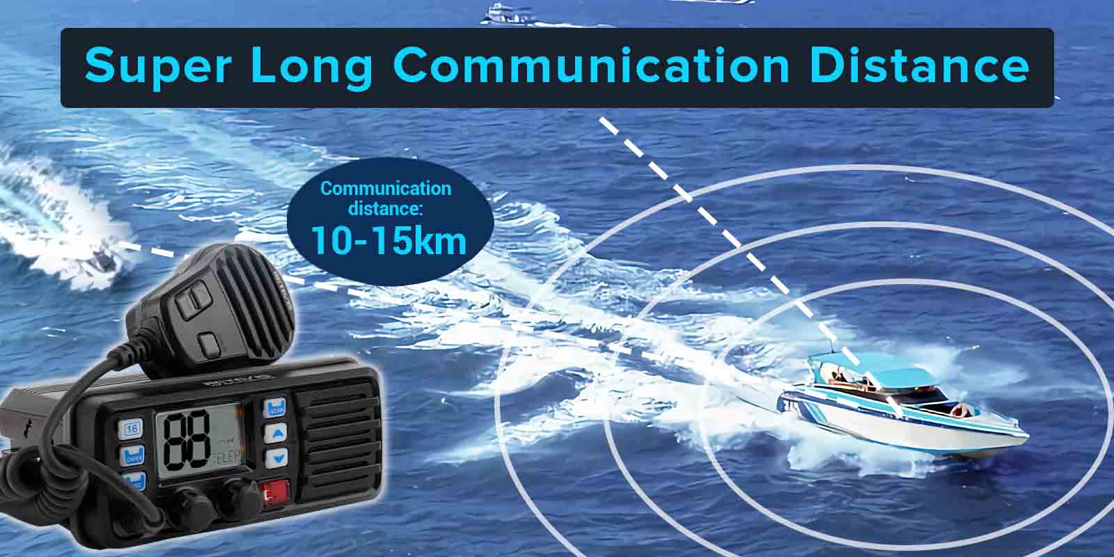 RM20 Long Distance Marine VHF radio Communication Systems