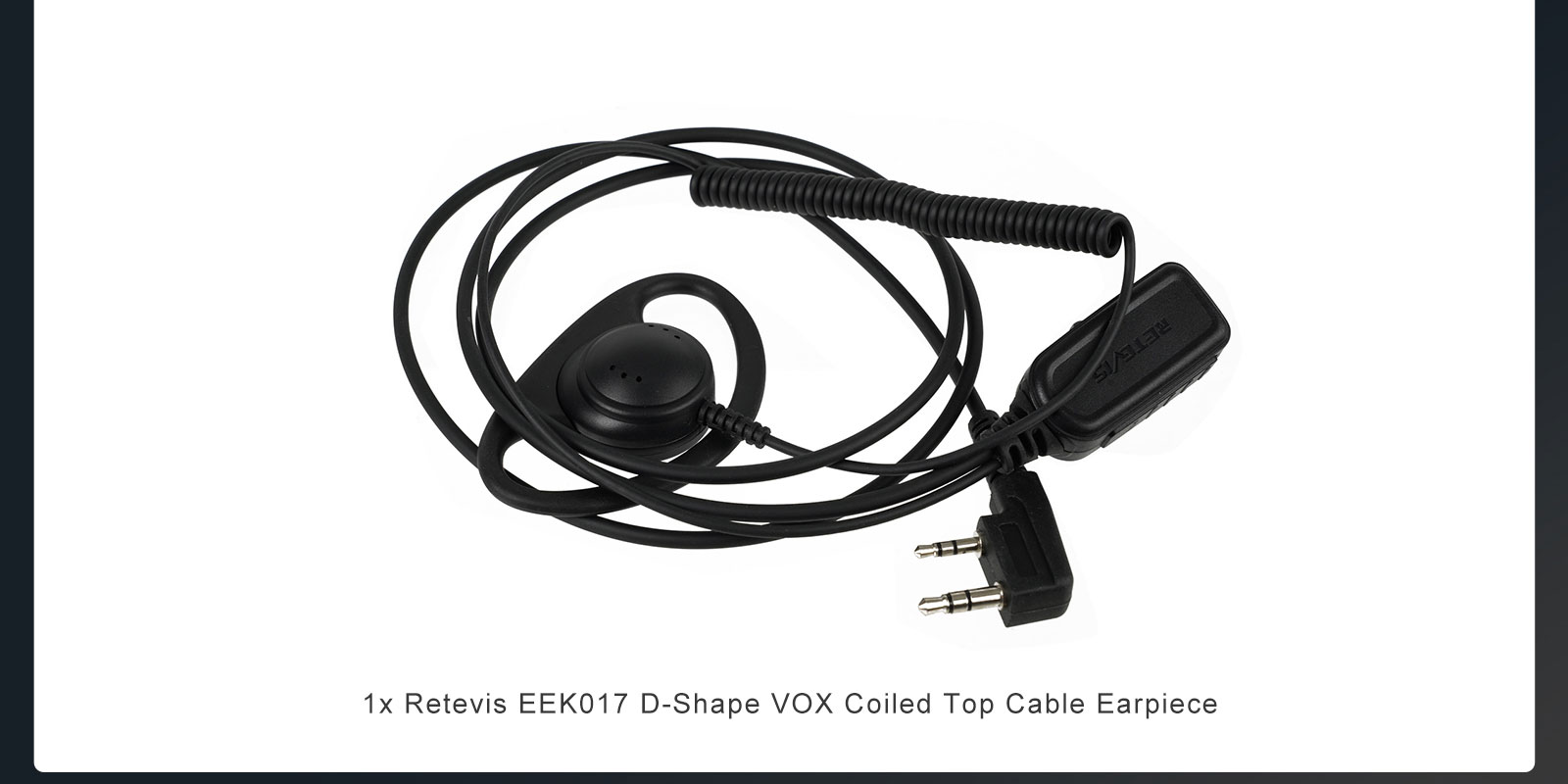 C9219E 2pin D-Shape Earpiece package details