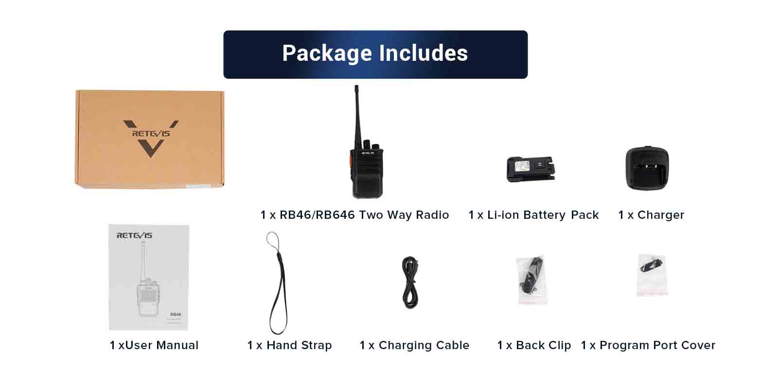 RT46 license-free radio package details
