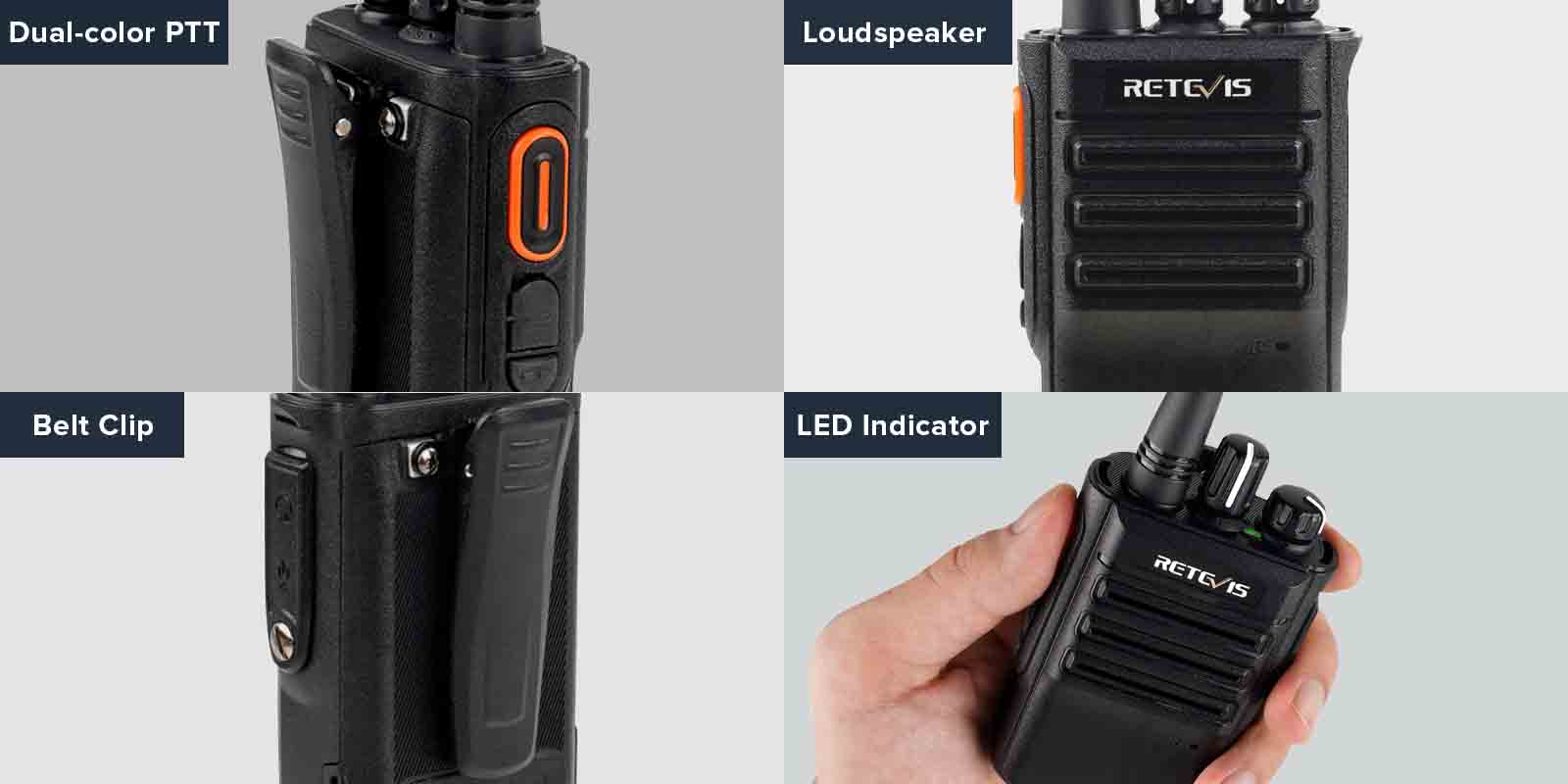RB46 license-free radio detail