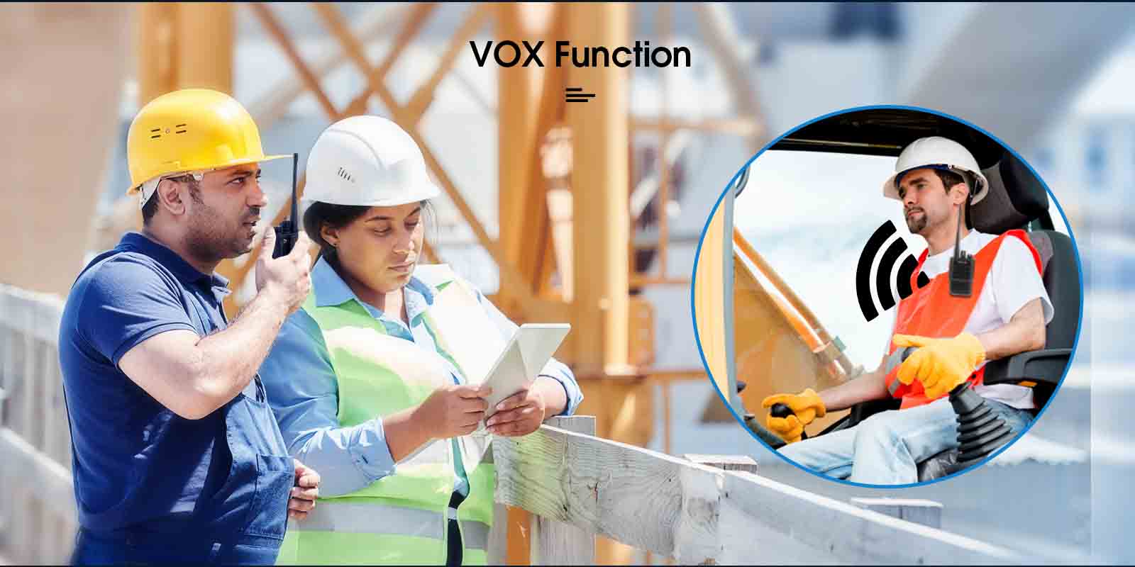 RB46 Waterproof walkie talkie  vox function