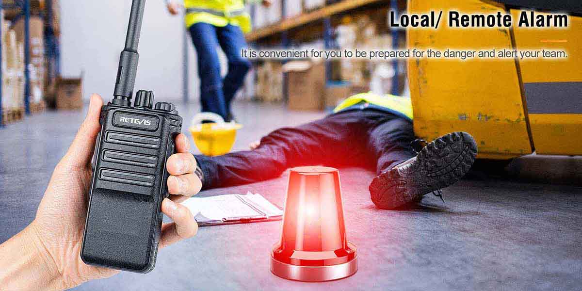 Retevis UHF Bluetooth Two Way Radio has local and remote function