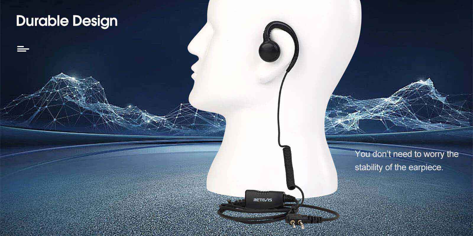 C9219G-Retevis-EEK021-Earpiece-Durable-Design