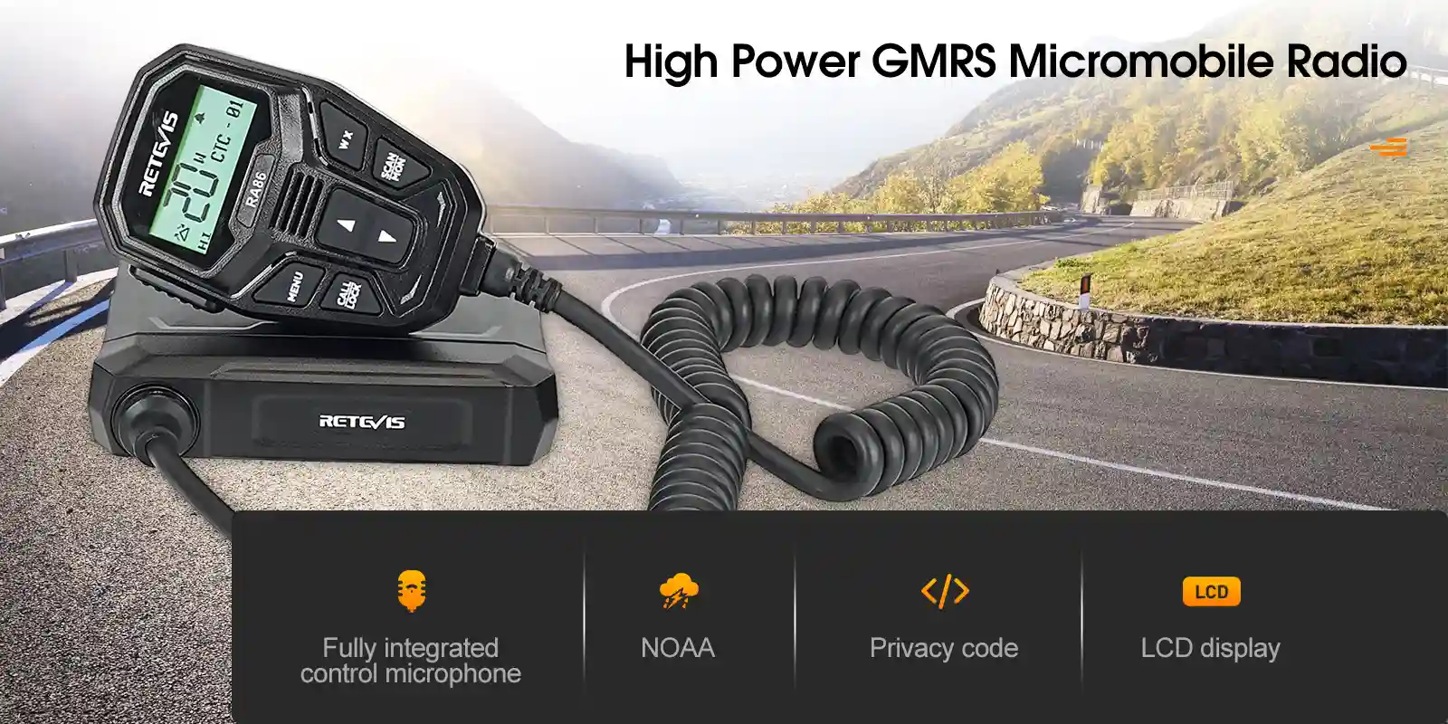 A9240A-Retevis-RA86-Fully-Integrated-Control-MicrophoneGMRS-Mobile-Radio