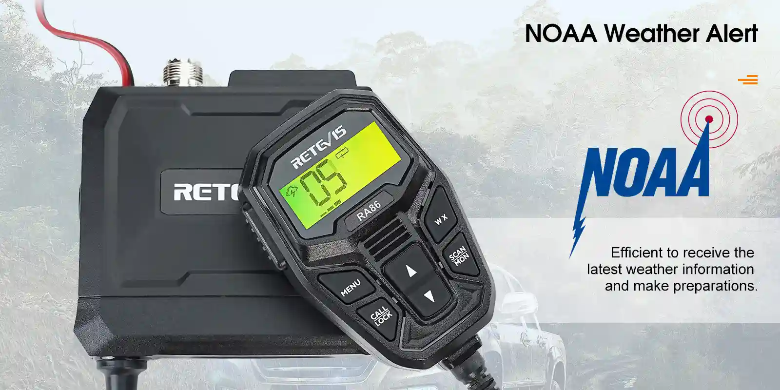 A9240A-Retevis-RA86-GMRS-Mobile-Radio-NOAA-Weather-Alert