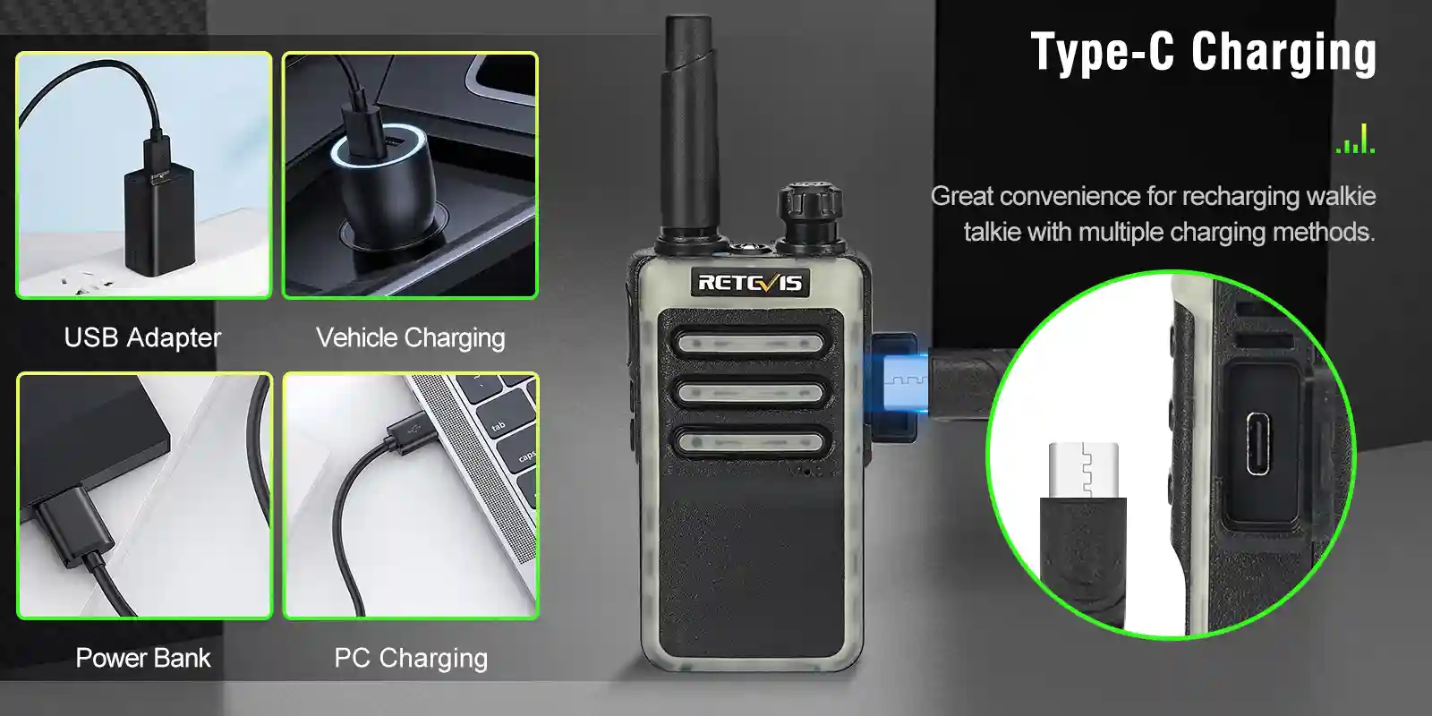 retevis-RB66-RB666-type-c-charging