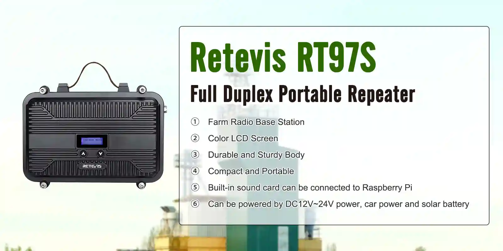 Retevis-RT97S-Full-Duplex-Portable-Repeater