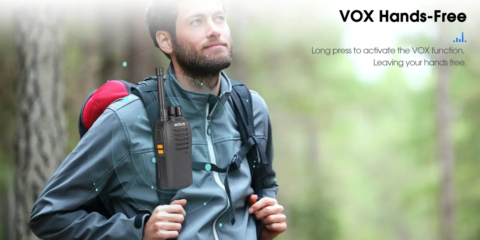 Retevis-RB68-frs-handheld-two-way-radio-VOX-Function