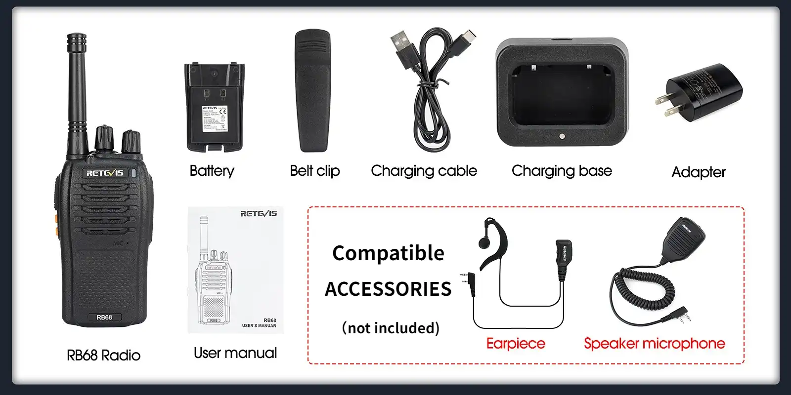 Retevis-RB68-frs-handheld-two-way-radio-package-includes