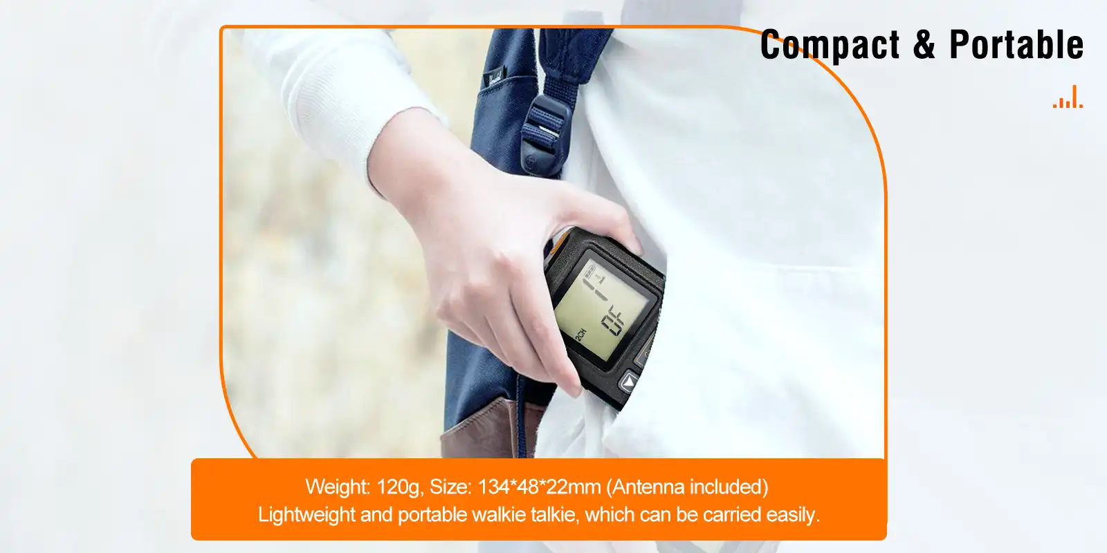 Retevis-RB67-FRS-NOAA-Weather-Radio-Compact-Size