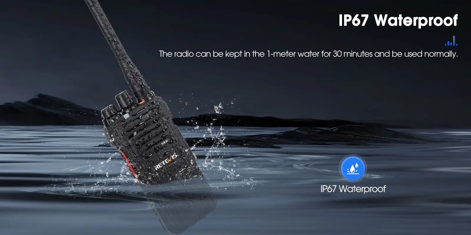 Retevis-NR30-gmrs-radio-IP67-Waterproof