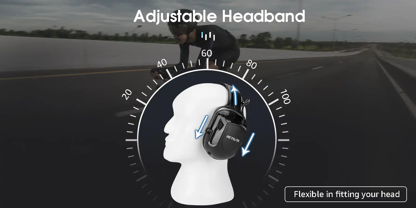 Retevis-EHN007-Bluetooth-Earmuffs-adjustable-headband