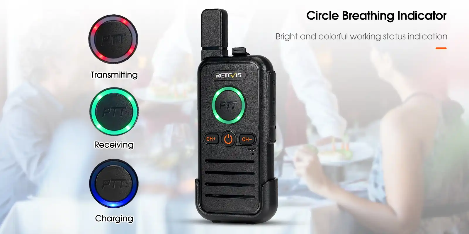 Retevis-RB45-RB645-License-Free-Radio-Multi-Color-Indicator