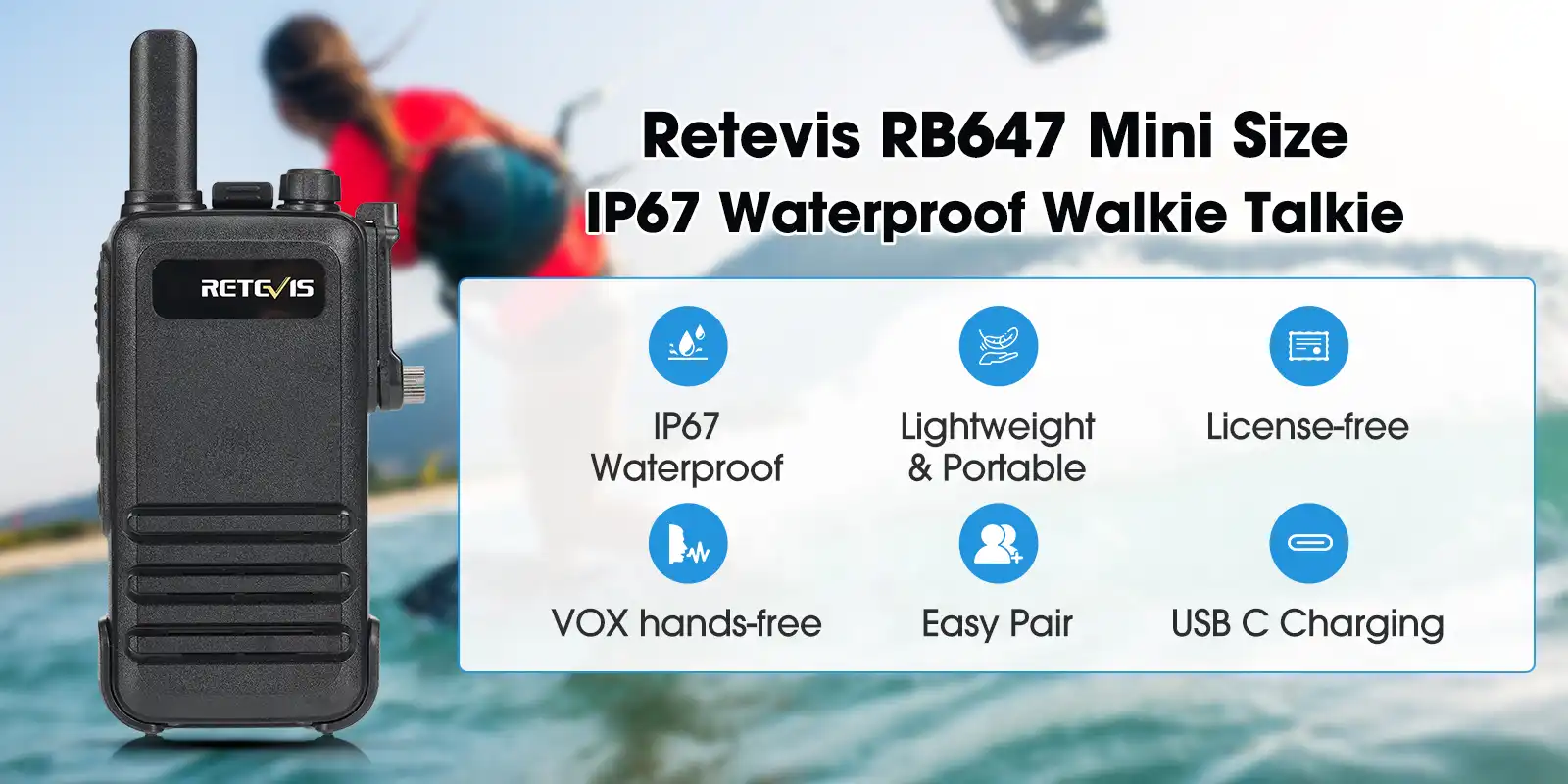 Retevis-RB647-Waterproof-Ultra-Thin-Walkie-Talkies