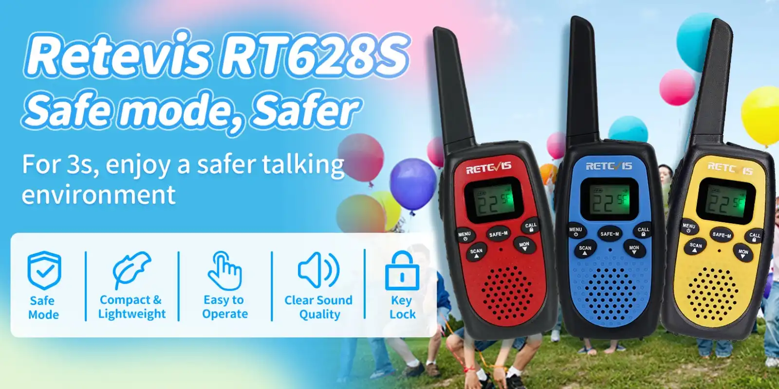 Retevis-RT628S-safe-mode-kids-walkie-talkies