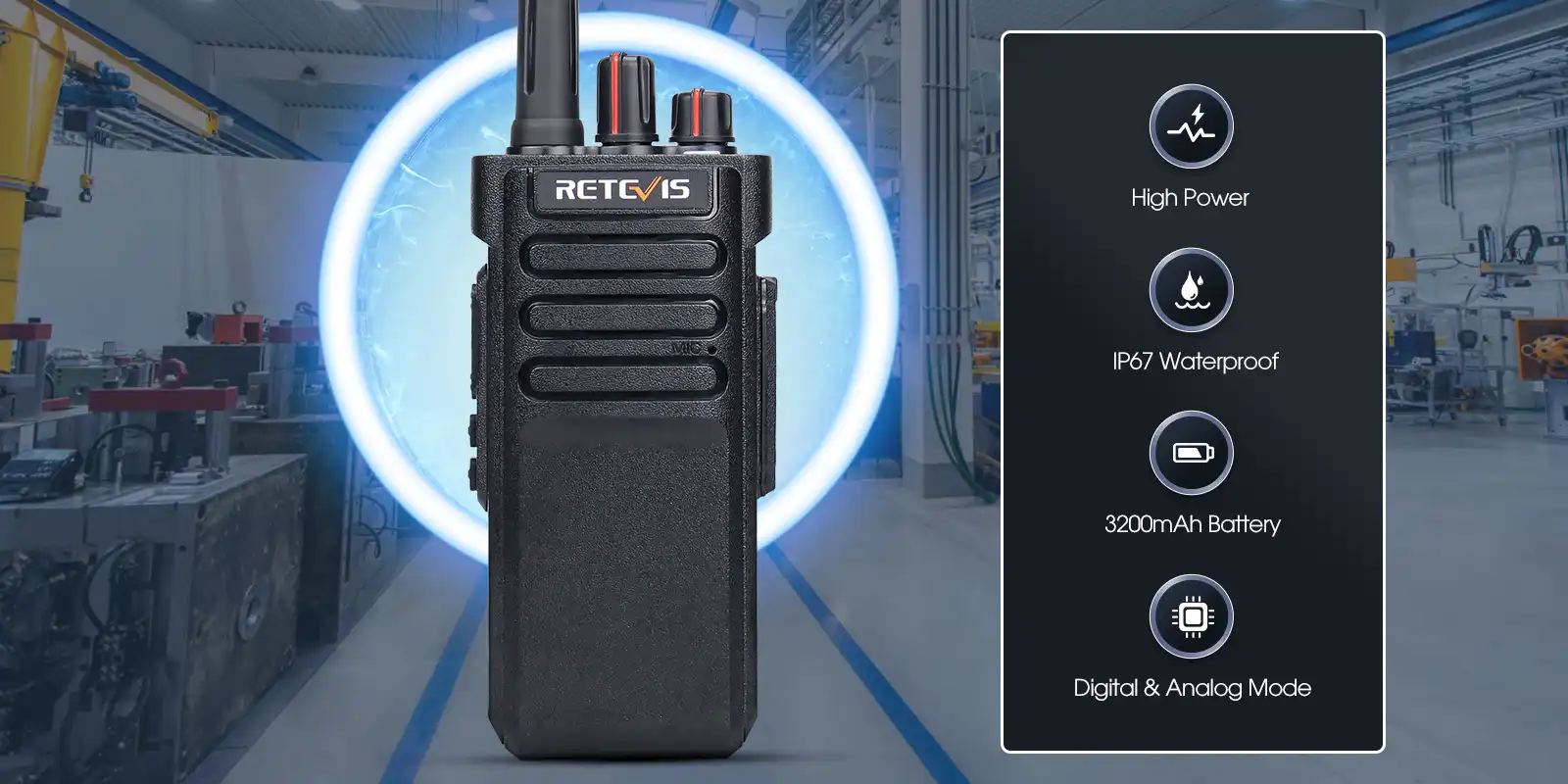 Retevis-RT29D-UHF-High-Power-DMR-Radio