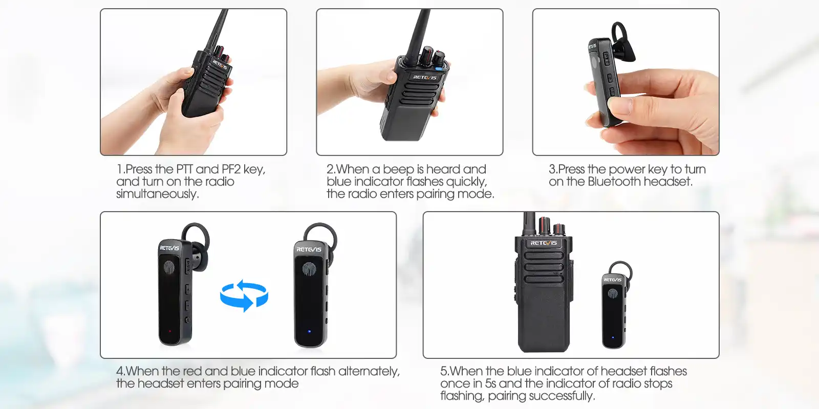 How-to-connect-Retevis-RT29D-UHF-High-Power-DMR-Radio-to-a-Bluetooth-Headset