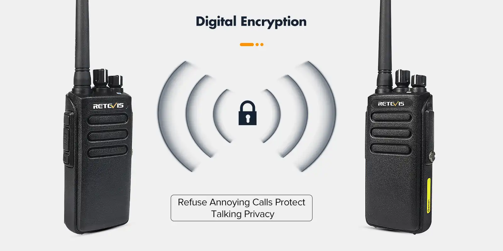 RT81 High power DMR radio with Digital Encryption