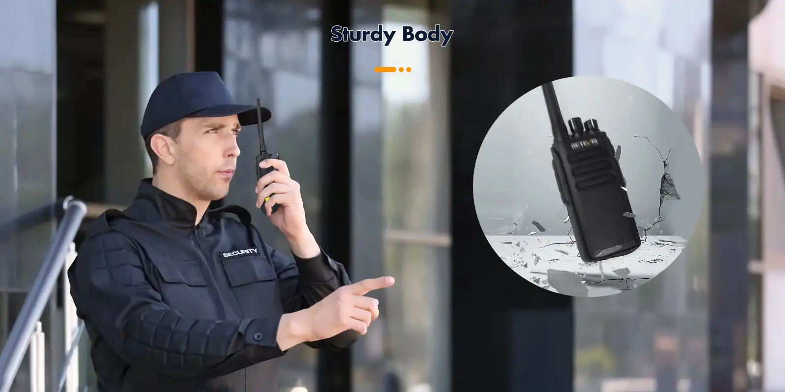 RT81 Sturdy Body High power DMR radio