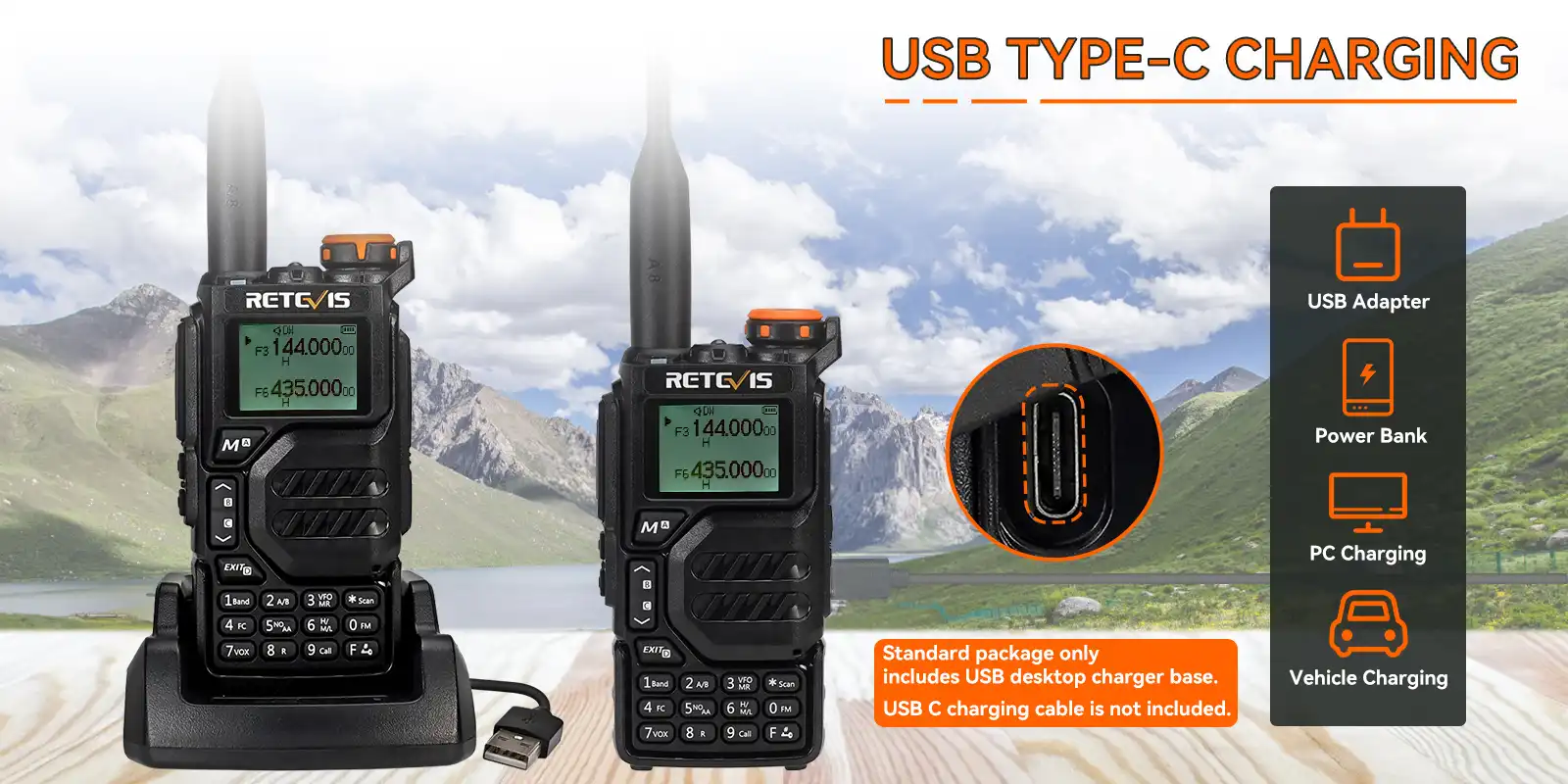Retevis-RA79-Air-Band-Amateur-Radio-USB-C-Charging