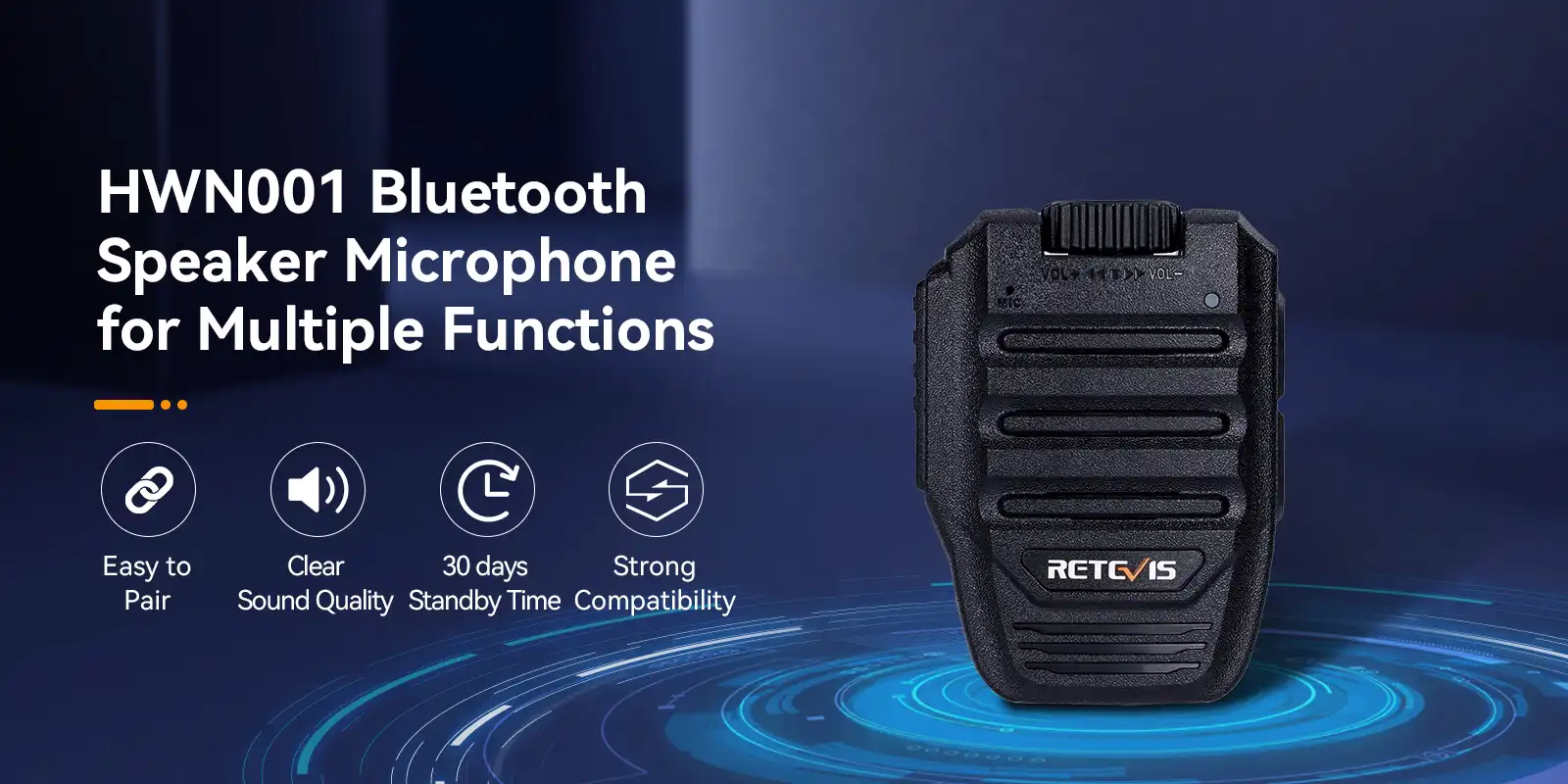 Retevis-HWN001-bluetooth-wireless-remote-speaker-mic-for-rb37-rb89