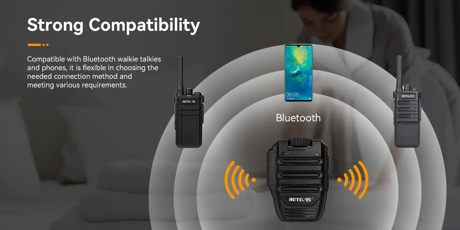 Retevis-HWN001-bluetooth-wireless-remote-speaker-mic-compatibility