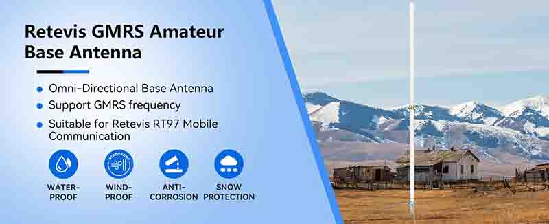 MA09 High-Gain GMRS Repeater Antenna