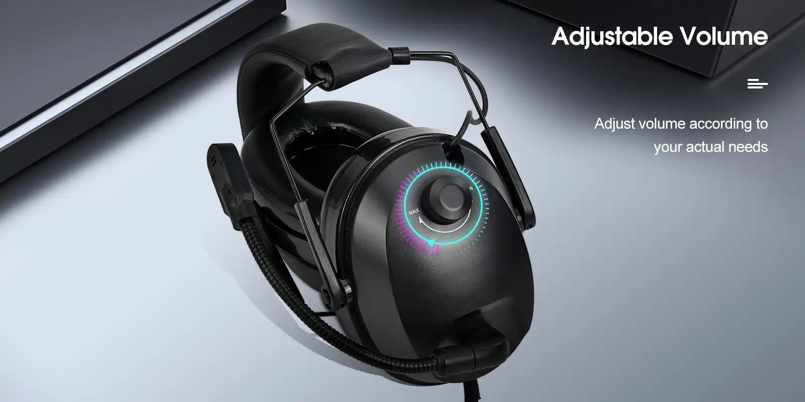 Noise cancelling 2 sales way radio headset