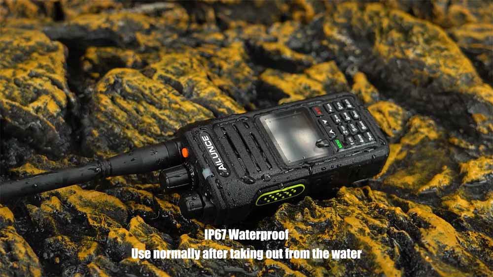 Retevis Ailunce HA1G IP67 Waterproof 220 Customizable Channels GMRS Radio