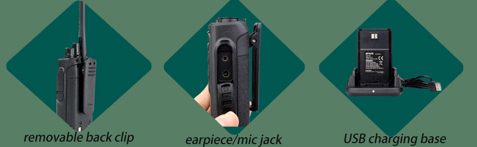 Professional RT17 Walkie Talkies Long Range radio