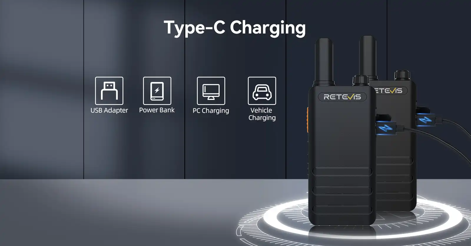 Retevsi-B3H-B63H-license-free-walkie-talkie-Type-C-charging