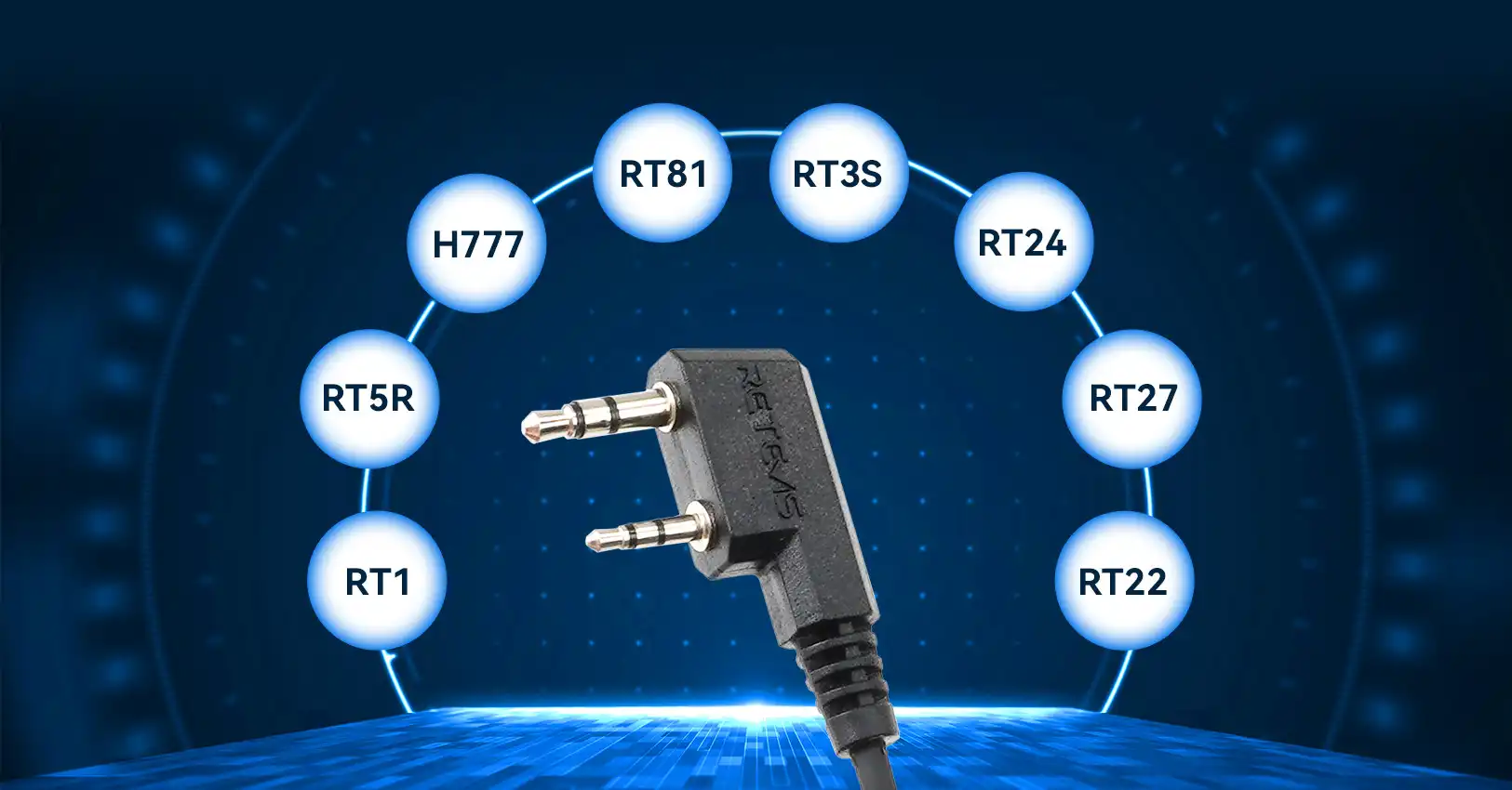 EAK007 Earpiece for Kenwood 2 Pin Two Way Radio