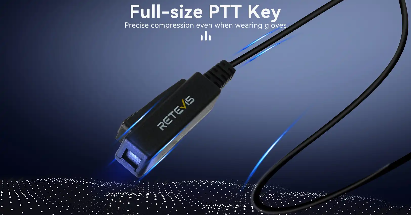 Retevis EEK023 Earpiece Big PTT