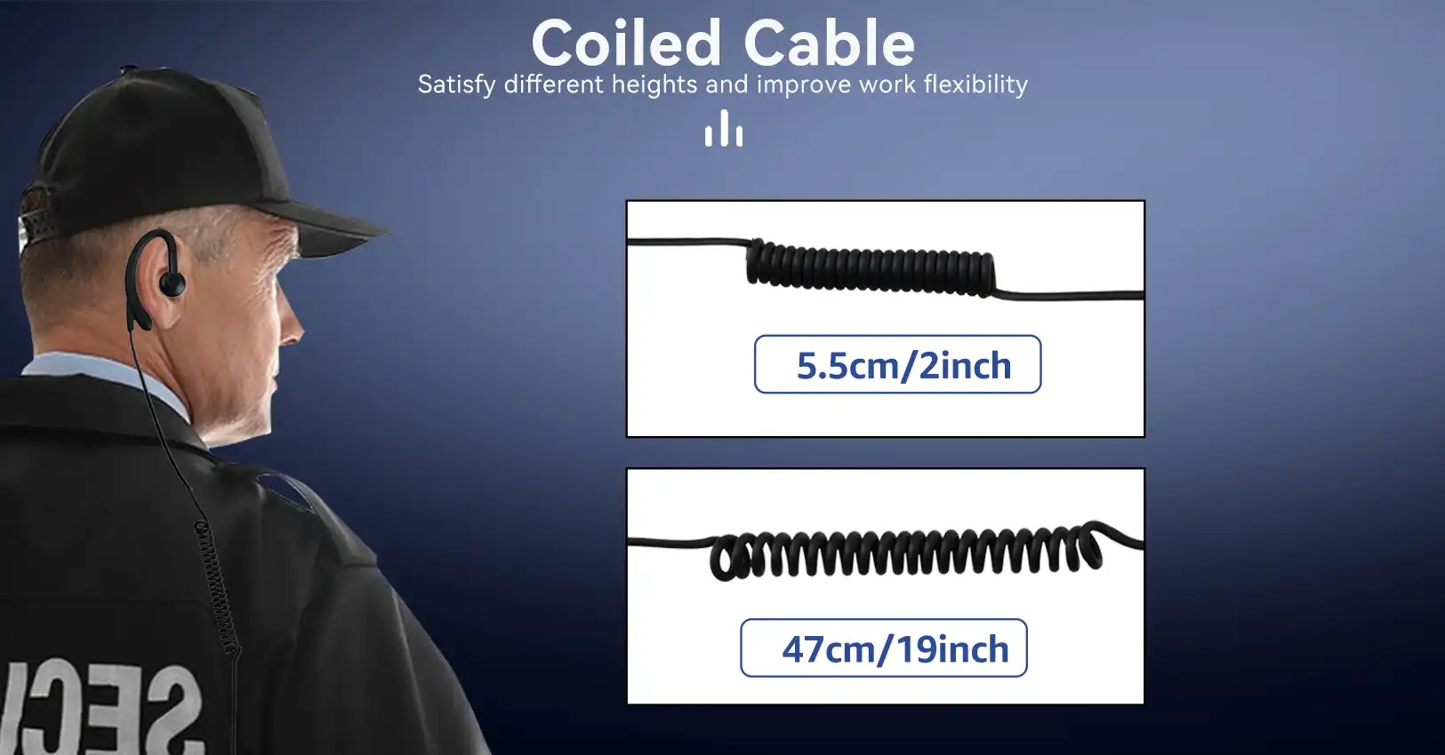 Retevis EEK023 Colied Top Earpiece