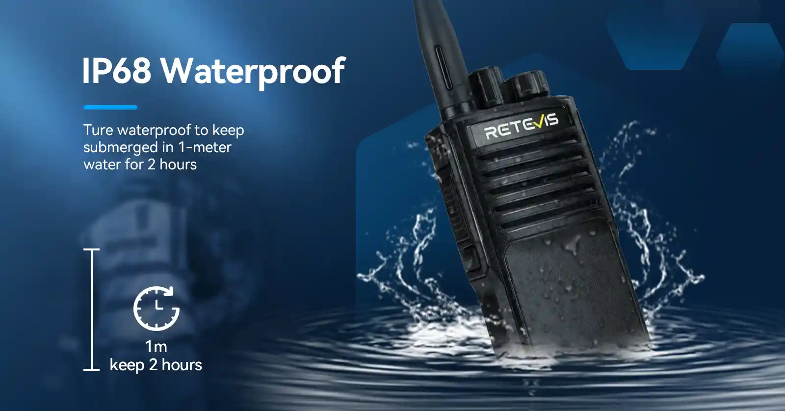 waterproof walkie talkie