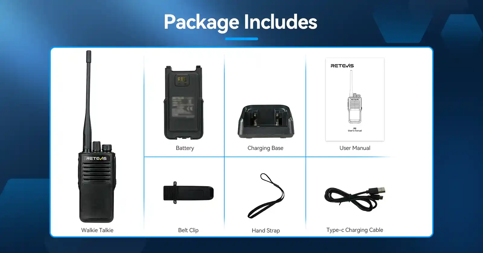 P62 Package Includings us