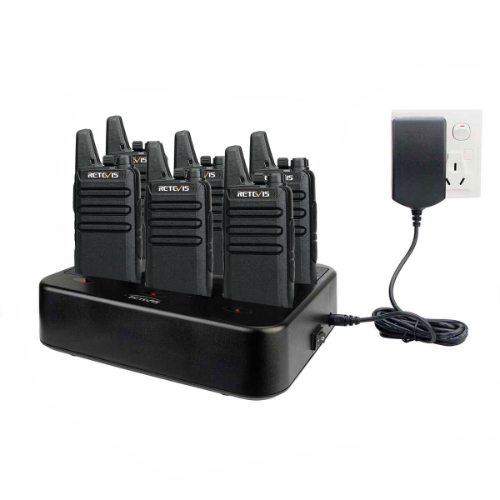 Retevis RT22 FRS Radios 6Pack with Six Way Charger