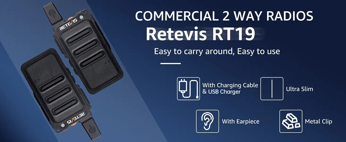 Reteis RT19 License Free Small Walkie Talkies