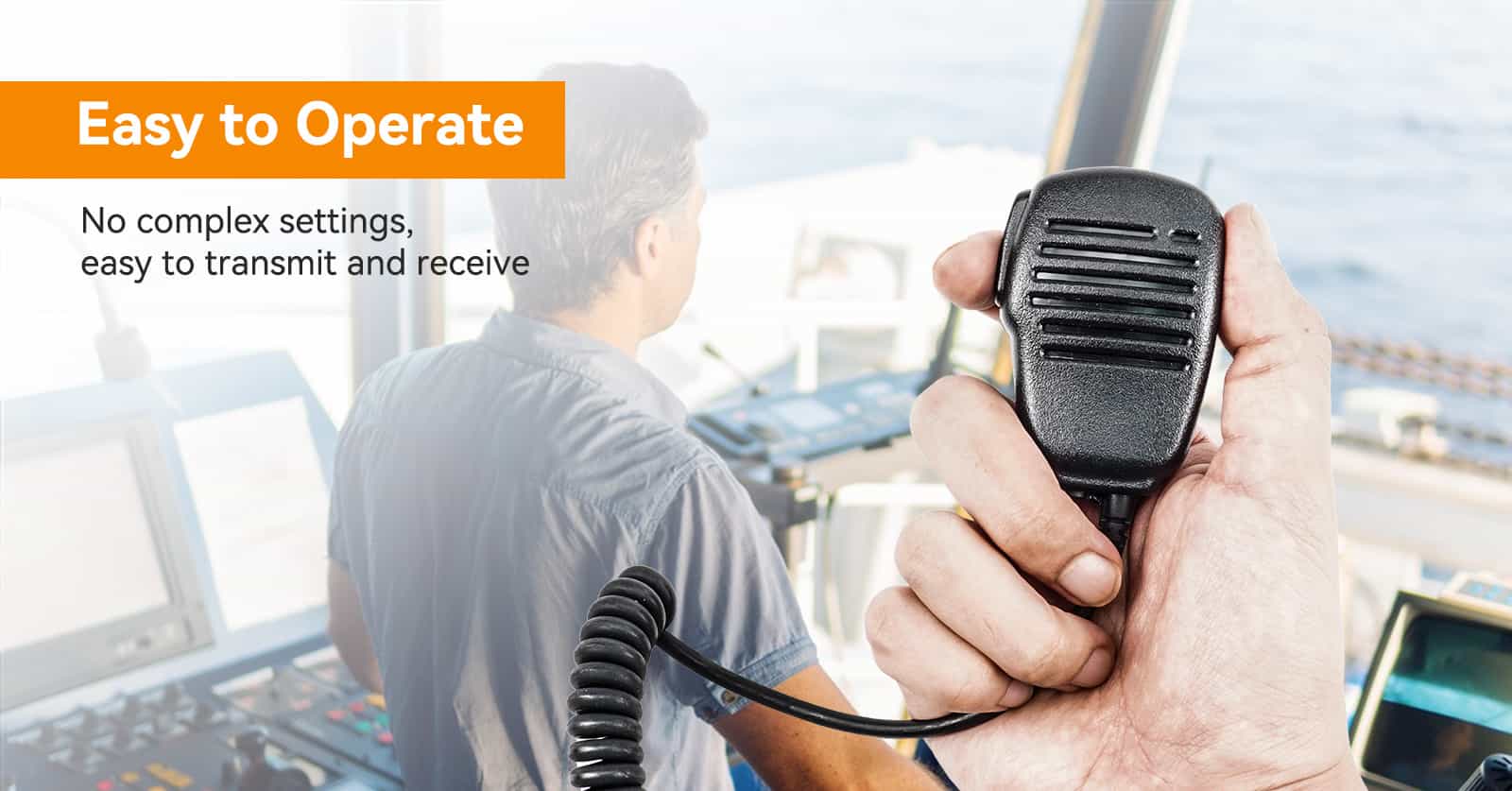 Easy to transmit on this simple and high quality speaker mic