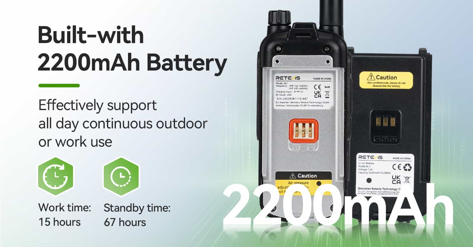 retevis-A1-Built-in-2200mAh-battery