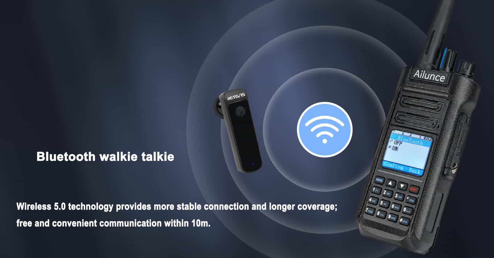 retevis-hd2-Bluetooth-walkie-talkie