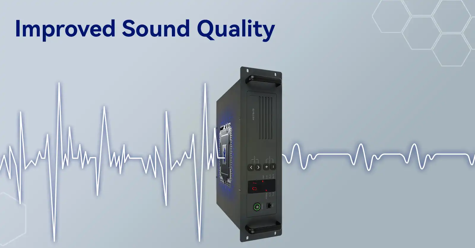 Retevis R1 UHF Repeater has improved sound quality