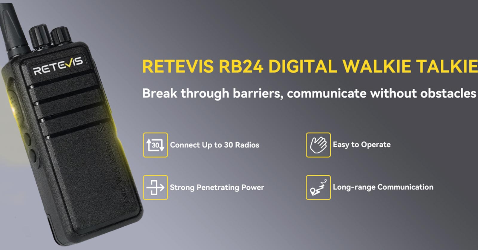 long range walkie talkie