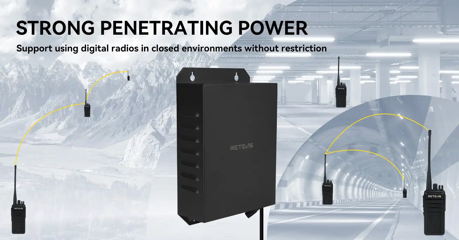 strong penetrating power
