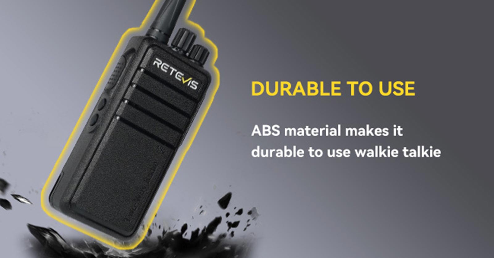 RB24 Digital Direct Frequency Long Range UHF Handheld rugged Radio 2Pack