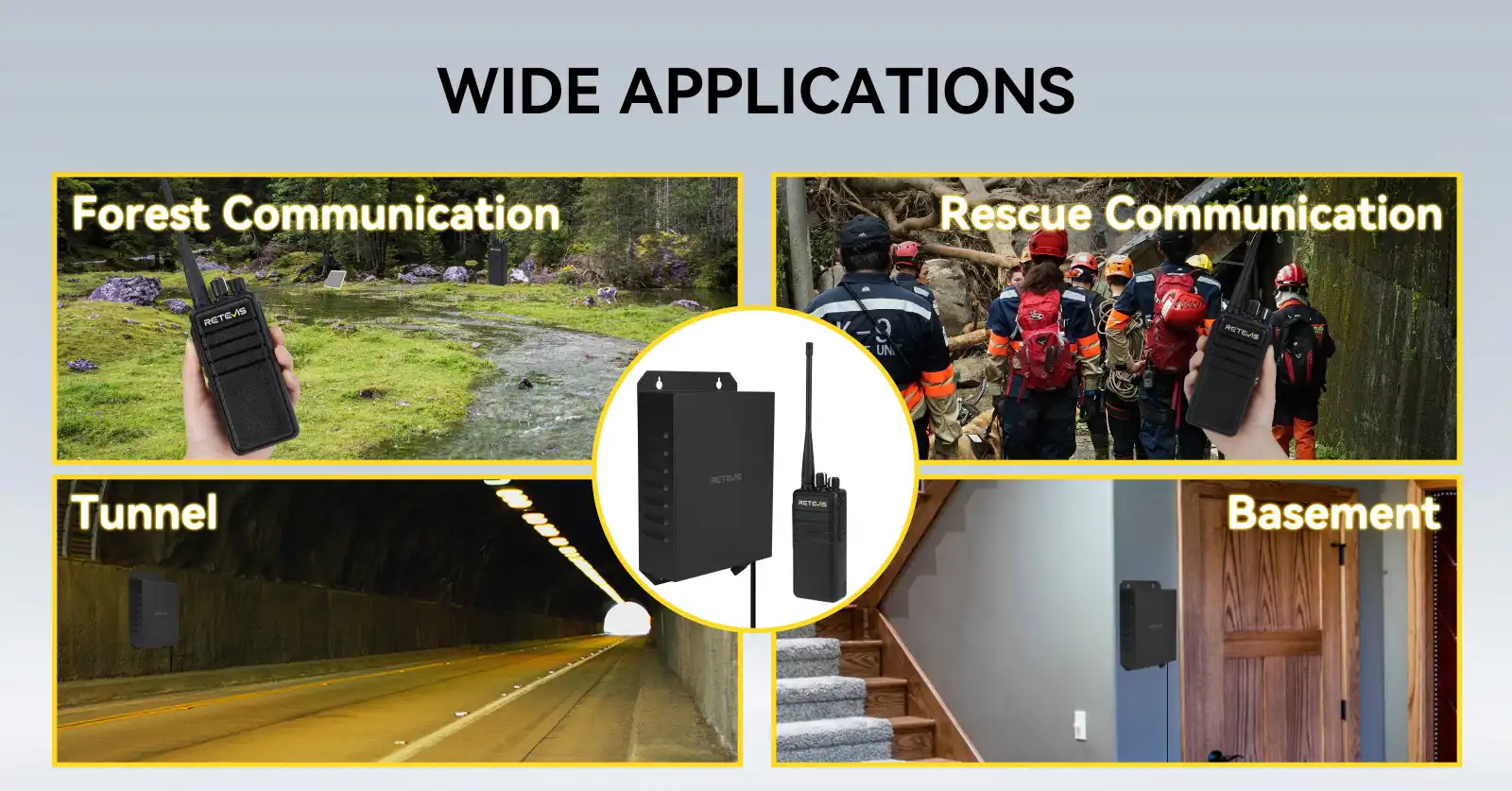 Retevis RB24 Digital Direct Frequency Long Range UHF Handheld Radio 2Pack Application scenarios