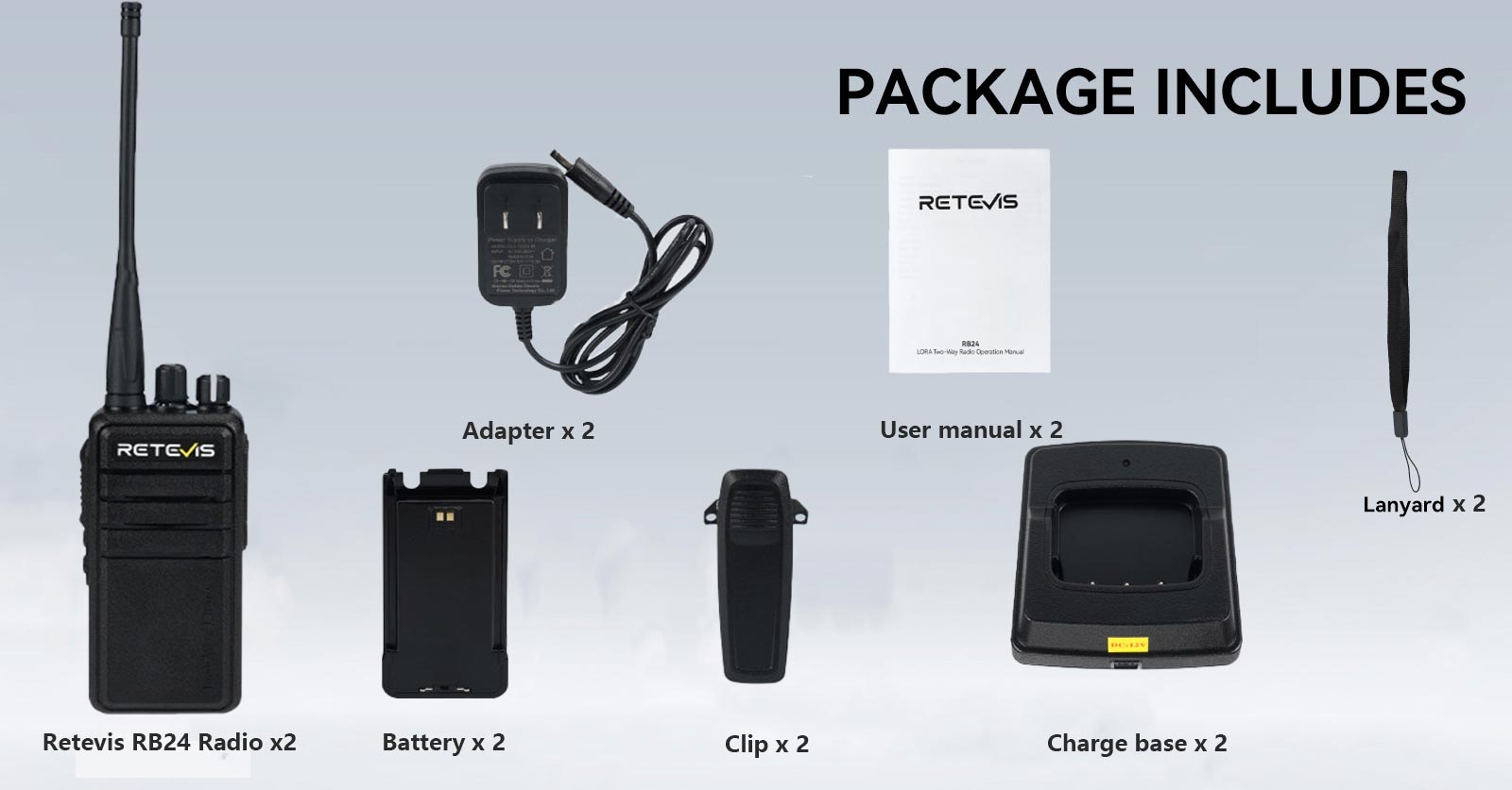 package includings