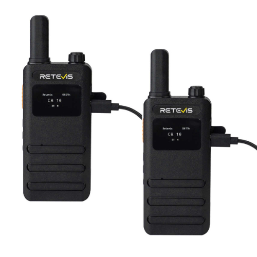 Retevis B3S Ultra Thin Walkie Talkies with LCD Display
