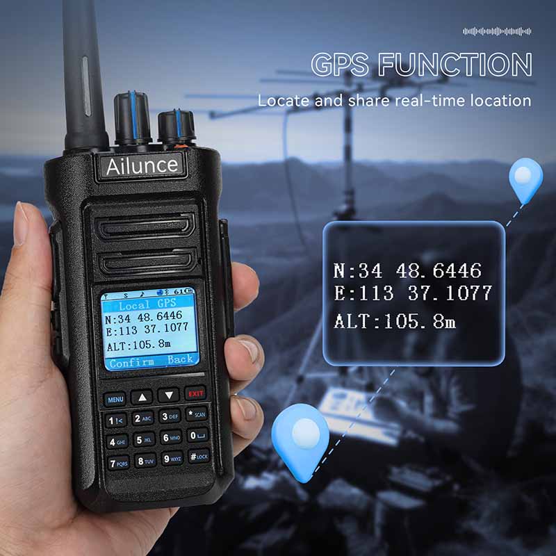 retevis ailunce hd2 gps function